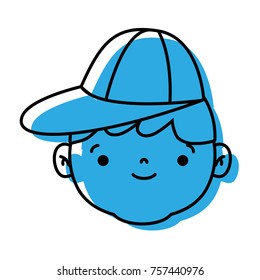 avatar boy head with hairstyle design