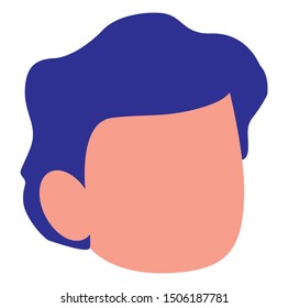 avatar boy icon vector illustration