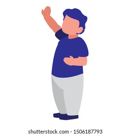avatar boy icon vector illustration