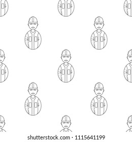 avatar builder icon. Element of Avatars icon for mobile concept and web apps. Pattern repeat seamless avatar builder icon. Can be used for web and mobile. Premium icon on white background