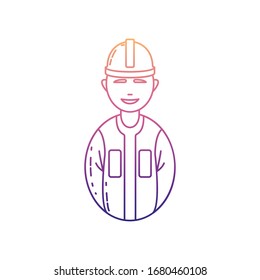 avatar builder nolan icon. Simple thin line, outline vector of Avatars icons for ui and ux, website or mobile application