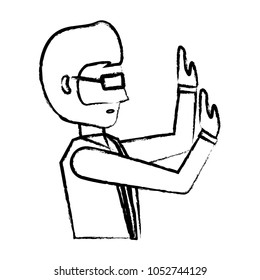 Avatar businessman icon