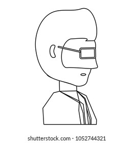 Avatar businessman icon