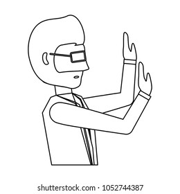 Avatar businessman icon