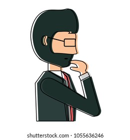 Avatar businessman icon