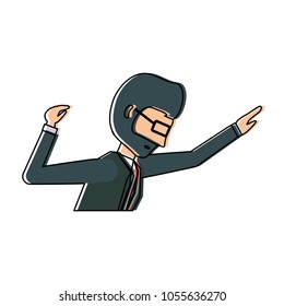 Avatar businessman icon