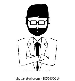 Avatar businessman icon