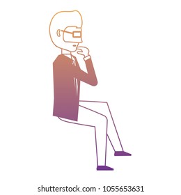 Avatar businessman icon