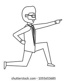 Avatar businessman icon