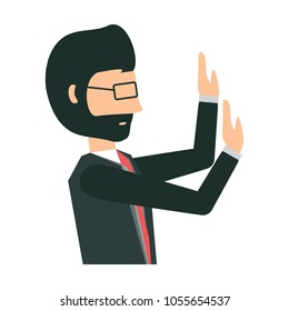 Avatar businessman icon