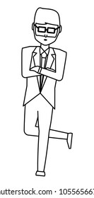 Avatar businessman icon