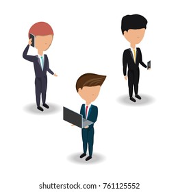 avatar businessmen design concept 