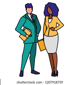 avatar businesspeople design