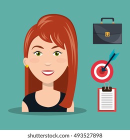 avatar businesswoman cartoon