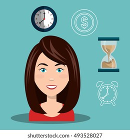 avatar businesswoman cartoon