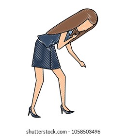 avatar businesswoman design