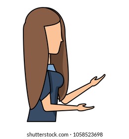avatar businesswoman design