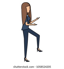 avatar businesswoman design