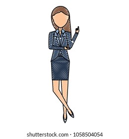 avatar businesswoman icon