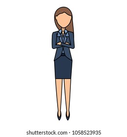 avatar businesswoman icon