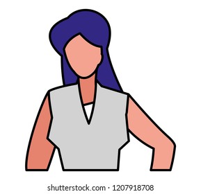 avatar businesswoman icon 
