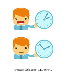 avatar cartoon manager in various poses