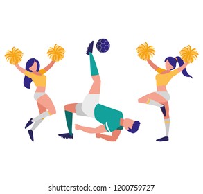 avatar cheerleader design