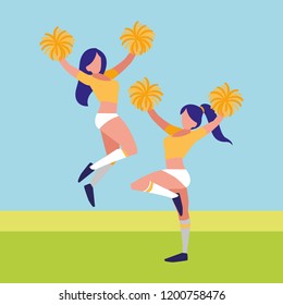 avatar cheerleader women design