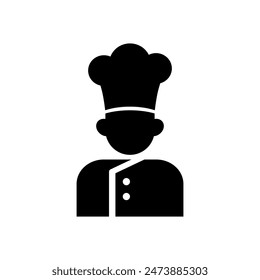 avatar chef profile icon symbol vector illustration