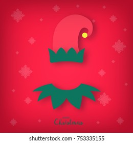 Avatar of a Christmas elf. Merry Christmas and happy new year.