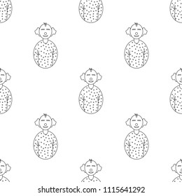 avatar clown icon. Element of Avatars icon for mobile concept and web apps. Pattern repeat seamless avatar clown icon. Can be used for web and mobile. Premium icon on white background