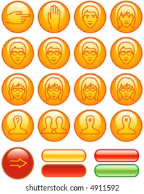 Avatar Collection (Vector)  You'll find more icons in my portfolio
