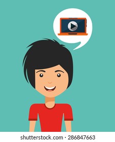 avatar concept design, vector illustration eps10 graphic 