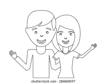 avatar concept design, vector illustration eps10 graphic 