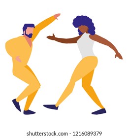 avatar couple dancing design