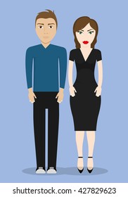 Avatar design. cartoon icon. Person illustration