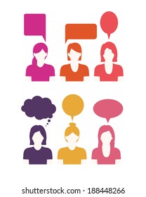 Avatar design over white background, vector illustration