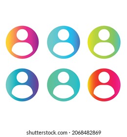 Avatar in different iridescent colors.