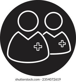 avatar doctor, doctor icon, medical team vector, nurse vector or avatar