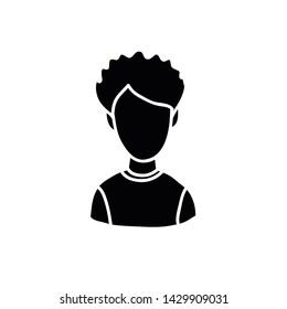 avatar doodle icon, vector illustration