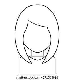 avatar drawn design, vector illustration eps10 graphic 