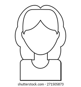 avatar drawn design, vector illustration eps10 graphic 