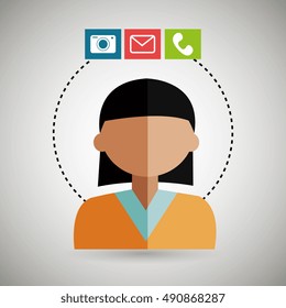 avatar email telephone camera