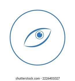 Avatar eye vision connection icon | Circle version icon |