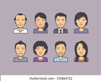 Icono de la cara de Avatar