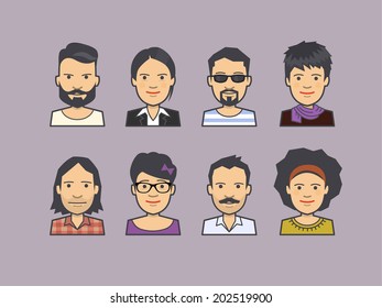 Avatar face icon