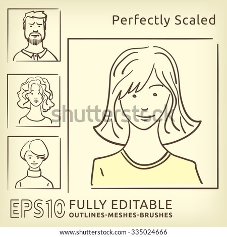 Avatar of female face