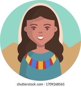 avatar vectorial de usuario femenino de Avatar