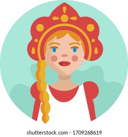 avatar vectorial de usuario femenino de Avatar