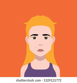 Avatar, flat design people character